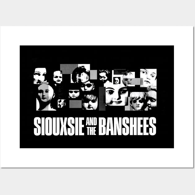 SIOUXSIE AND THE BANSHEES retro Wall Art by Ahana Hilenz